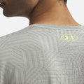 T-shirt Under Armour Tech Vent Geotessa - Gris/Jaune