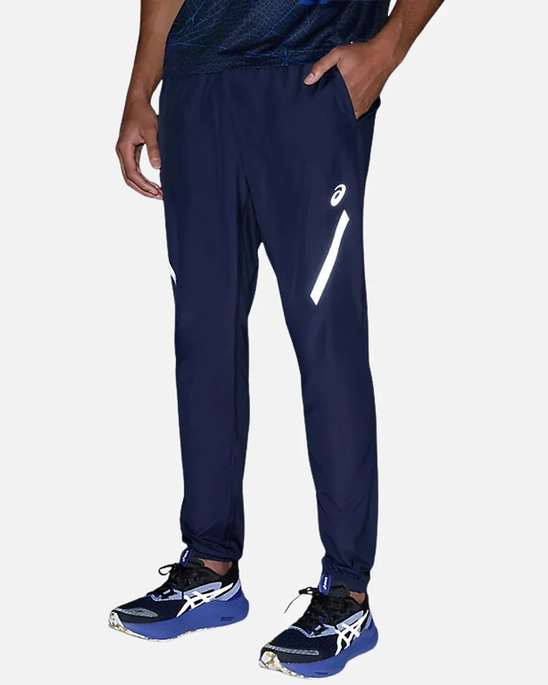 Pantalon Asics Running LITE-SHOW - Bleu