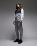 Pantalon de survêtement Running Serramont Thermodrive - Gris/Blanc/Noir
