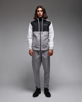 Pantalon de survêtement Running Serramont Thermodrive - Gris/Blanc/Noir