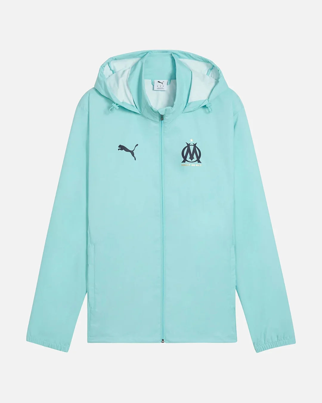 Veste de survêtement OM All Weather 2025/2026 - Bleu