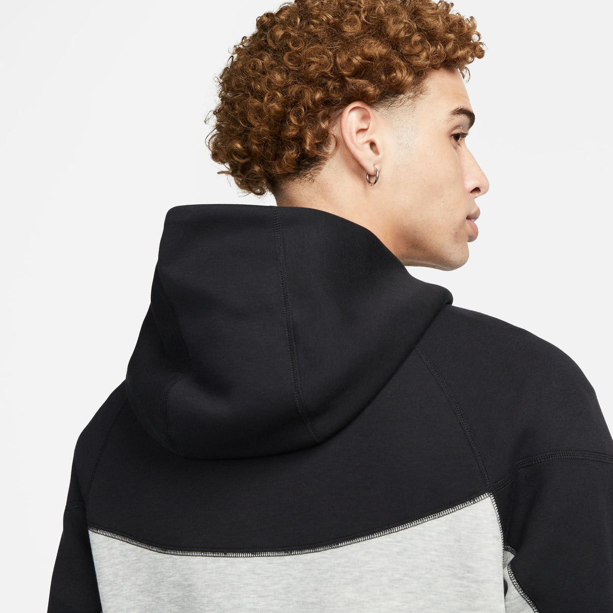 Veste Nike Tech Fleece Windrunner - Gris/Noir