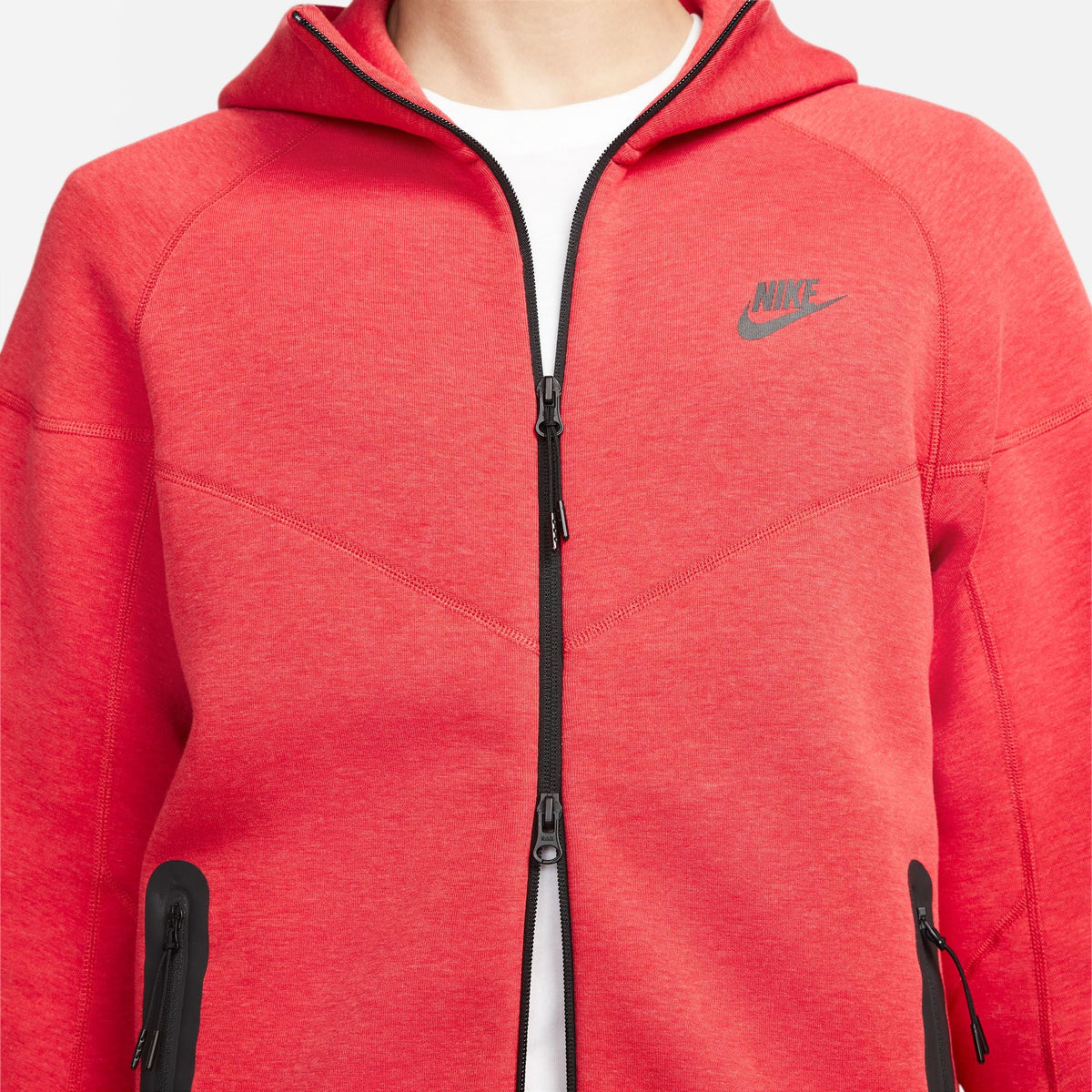 Veste Nike Tech Fleece Windrunner - Rouge