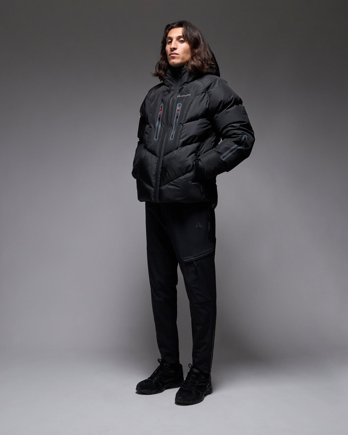Doudoune Serramont Cross Cagoule intégrée - Noir