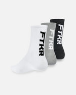 Pack de 3 paires de chaussettes longues FTKR - Multi