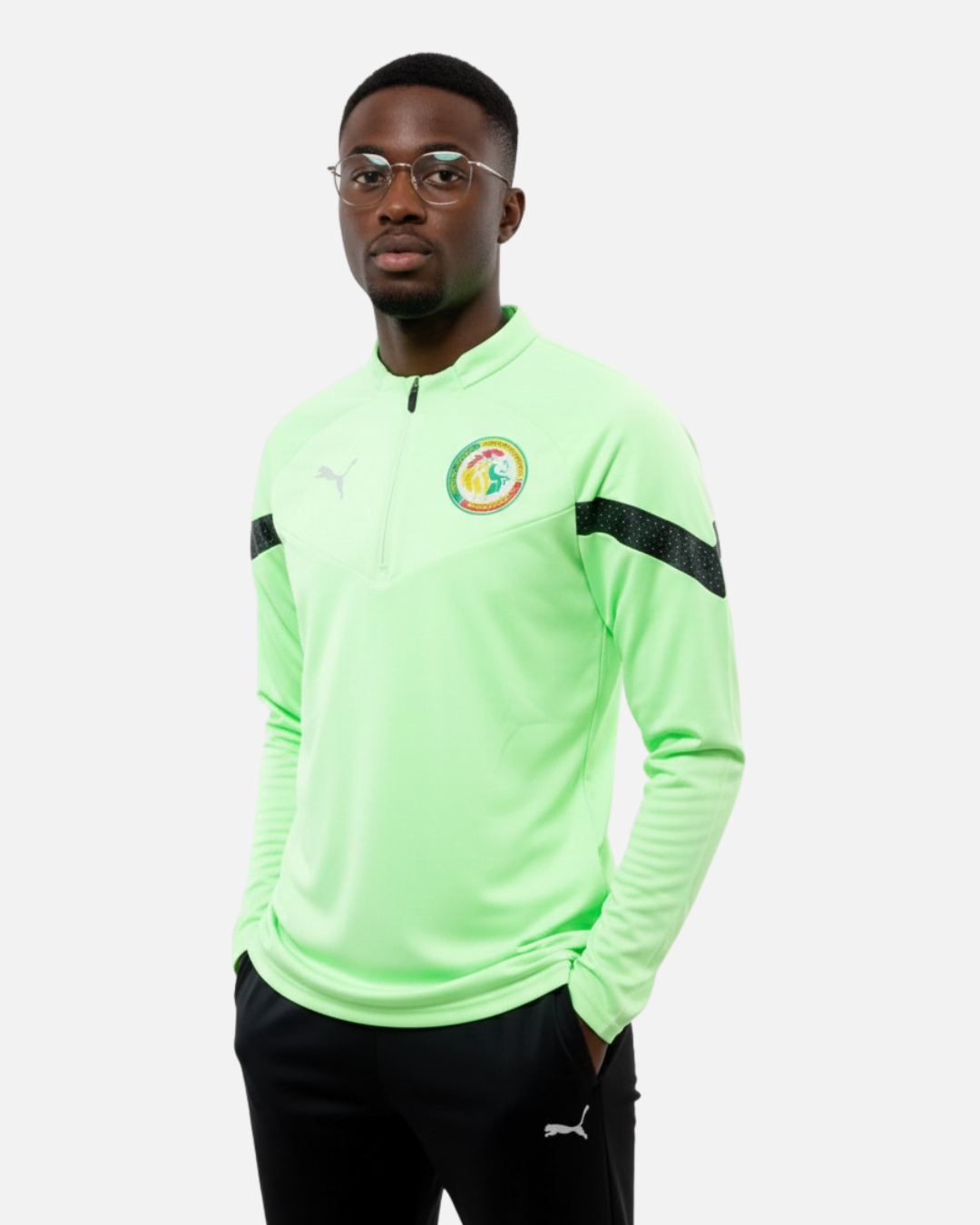 Haut d'entrainement Sénégal - Vert/Noir
