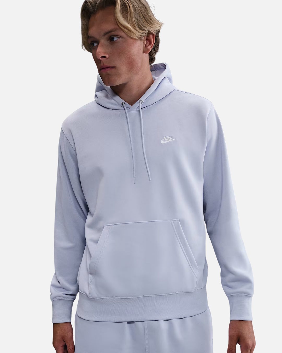 Sweat à capuche Nike Club - Blanc/Ghost
