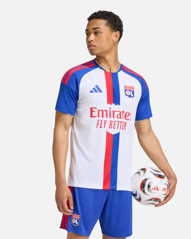 Maillot Domicile Olympique Lyonnais 2026/2027 - Blanc/Bleu