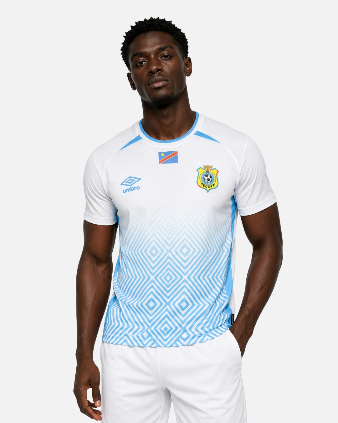 Maillot Extérieur République Démocratique du Congo 2025/2026 - Blanc