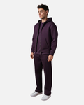 Survetement Basic à Capuche Zip - Violet