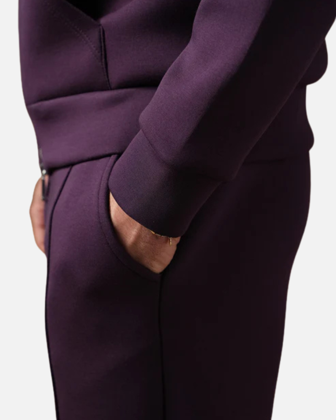 Survetement Basic à Capuche Zip - Violet
