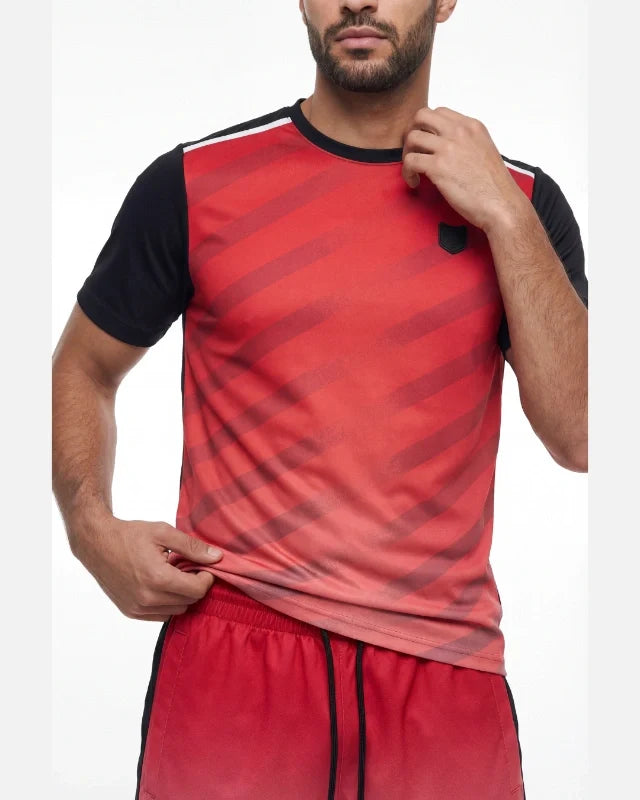 T-Shirt FK Rise - Rouge/Noir