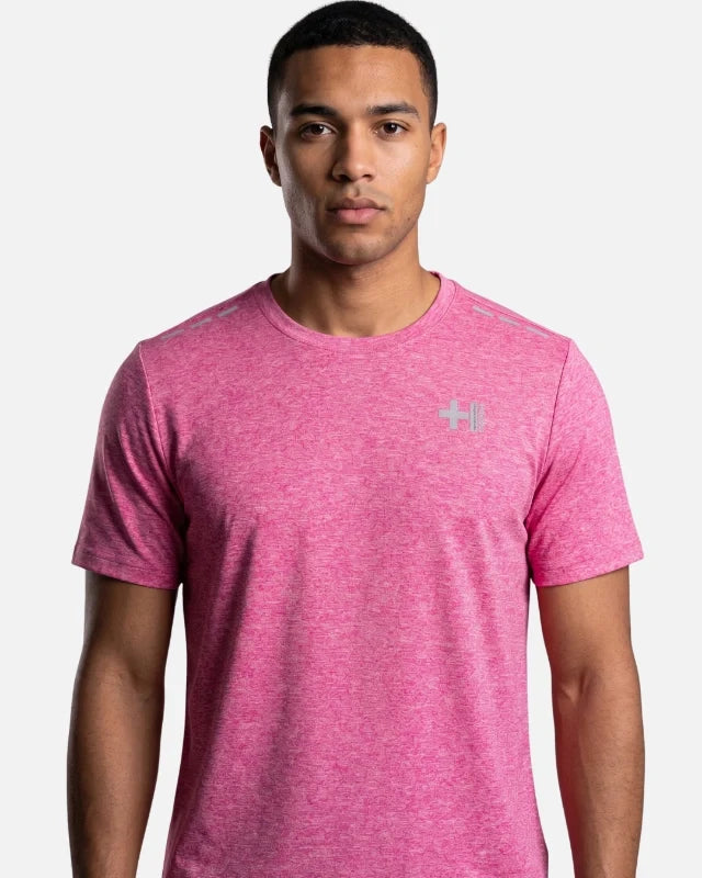 T-shirt Helvetica Usain 12 - Rose