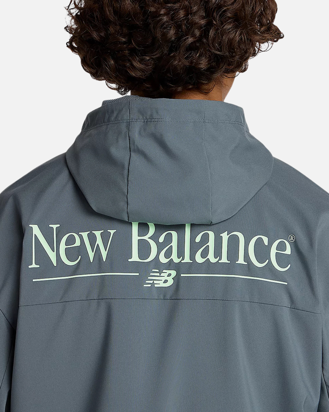 Veste à capuche New Balance Reimagined Woven - Gris