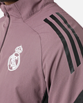Veste de survêtement Real Madrid 2026 - Noir/Rose
