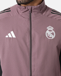 Veste de survêtement Real Madrid 2026 - Noir/Rose