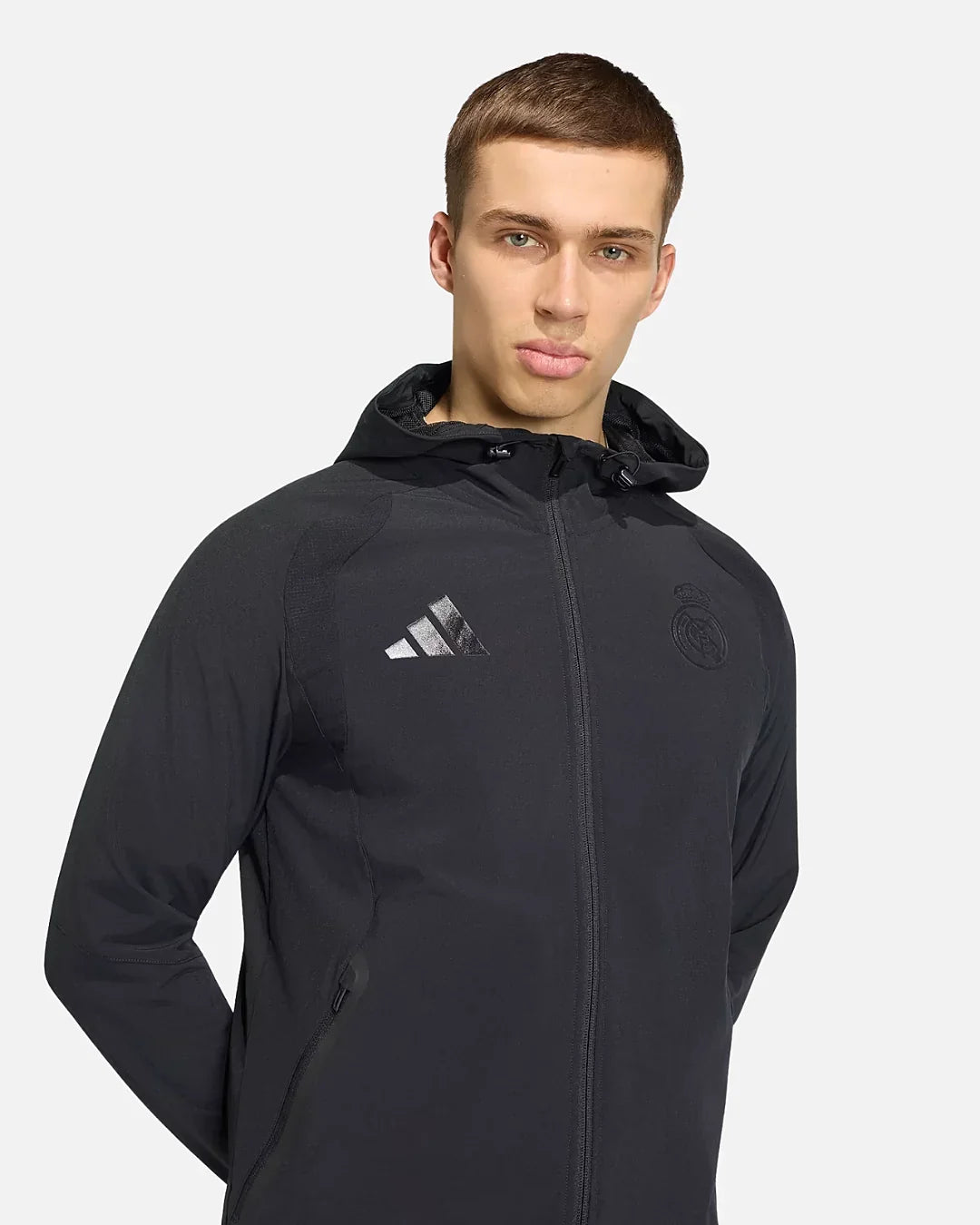 Veste Real Madrid Tiro Travel 2026 - Noir