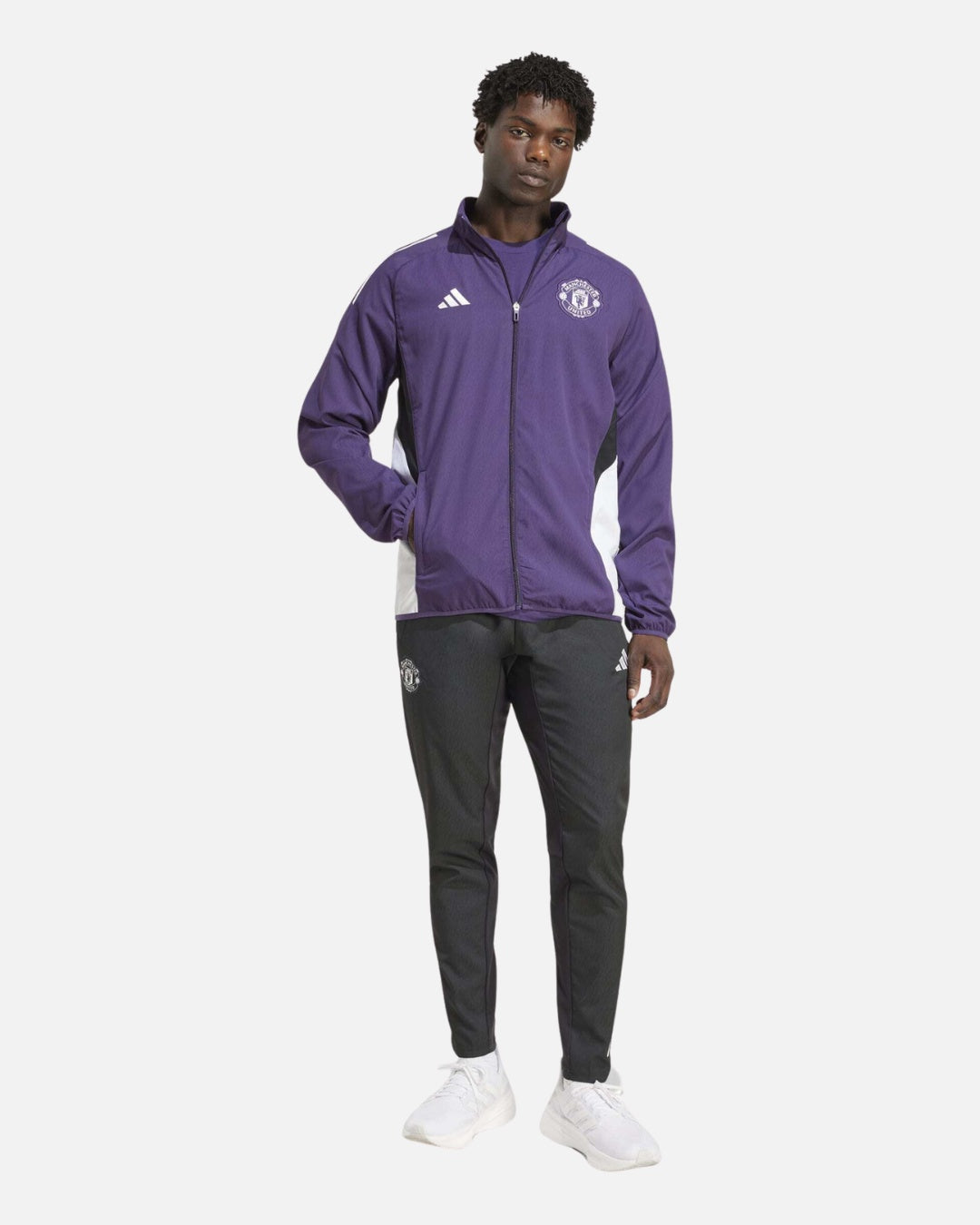 Pantalon de survêtement Manchester United 2025/2026 - Noir/Violet