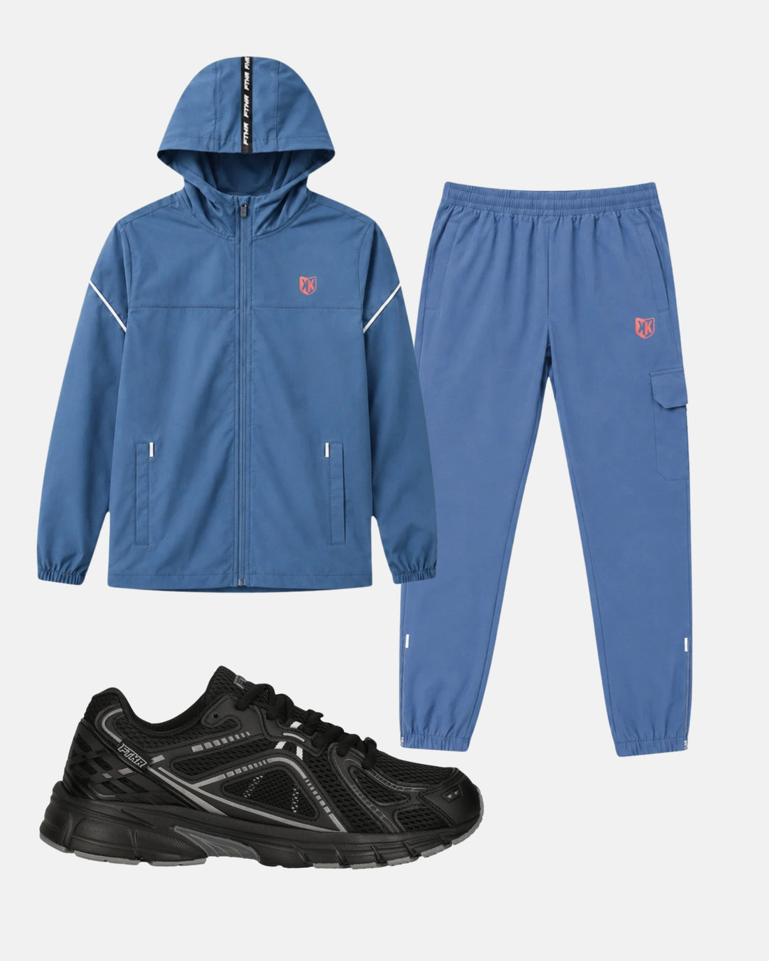 Pack Survêtement FK Wind Bleu + Baskets FTKR 1000 Noir