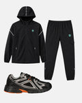 Pack Survêtement FK Wind Noir + Baskets FTKR 1000 Noir/Orange