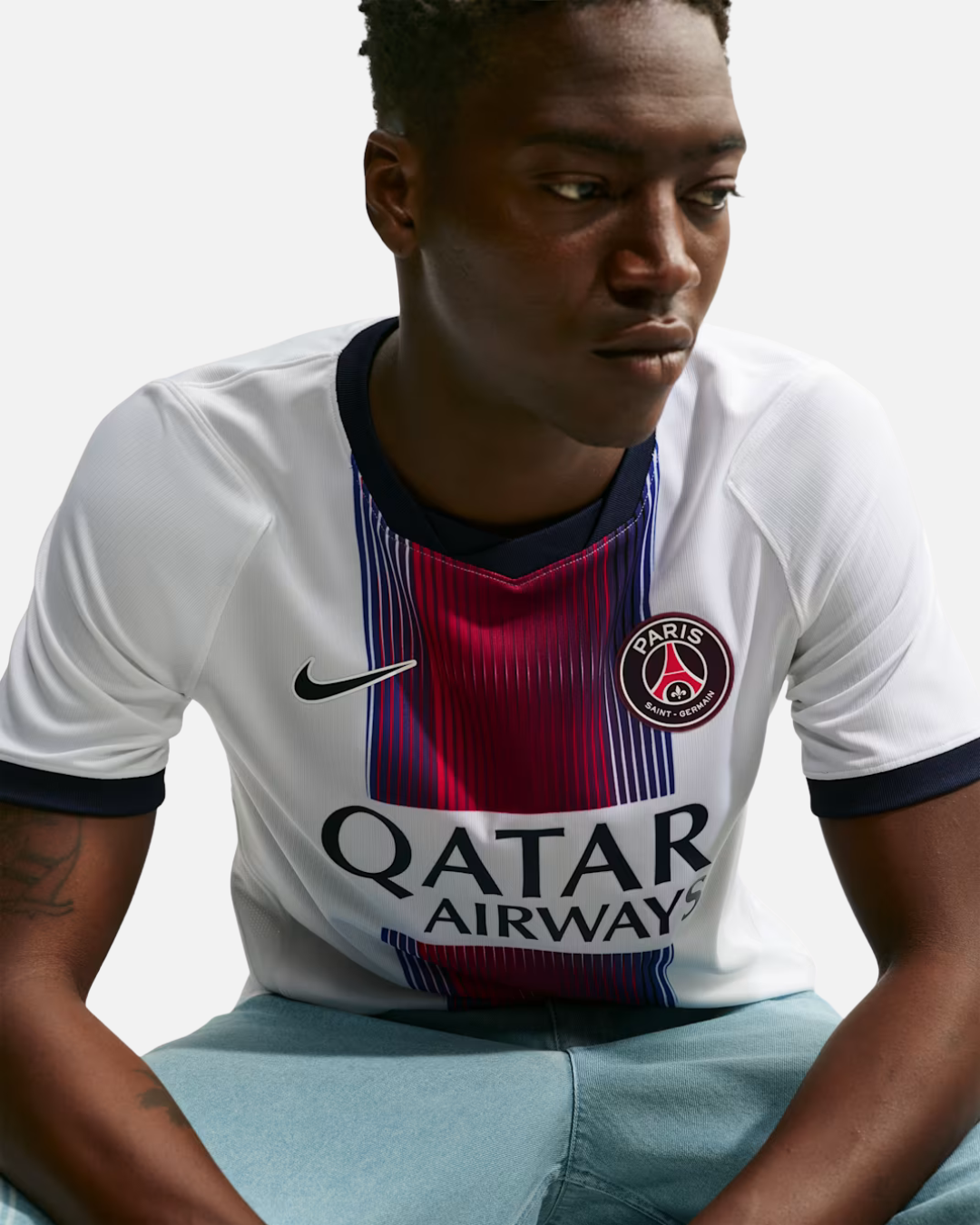 Maillot Paris Saint-Germain  Stadium Extérieur 2026/2027 - Blanc