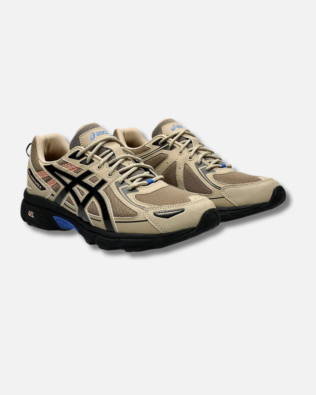 Asics Gel Venture 6 - Beige/Noir/Bleu