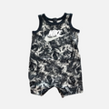 Barboteuse Nike Sportswear Leaf Dye Bébé - Noir/Blanc
