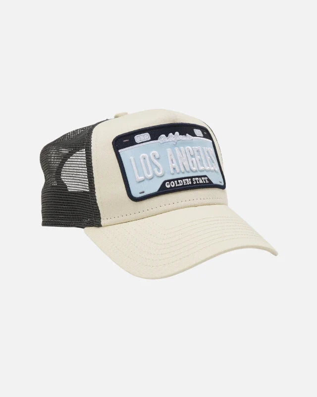 Casquette New Era Tonal Patch Trucker - Blanc