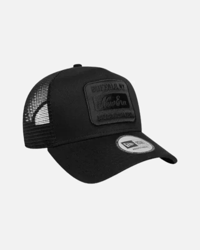 Casquette New Era Tonal Patch Trucker - Noir