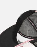 Casquette Von Dutch Broderie Oeil - Blanc/Rose/Noir