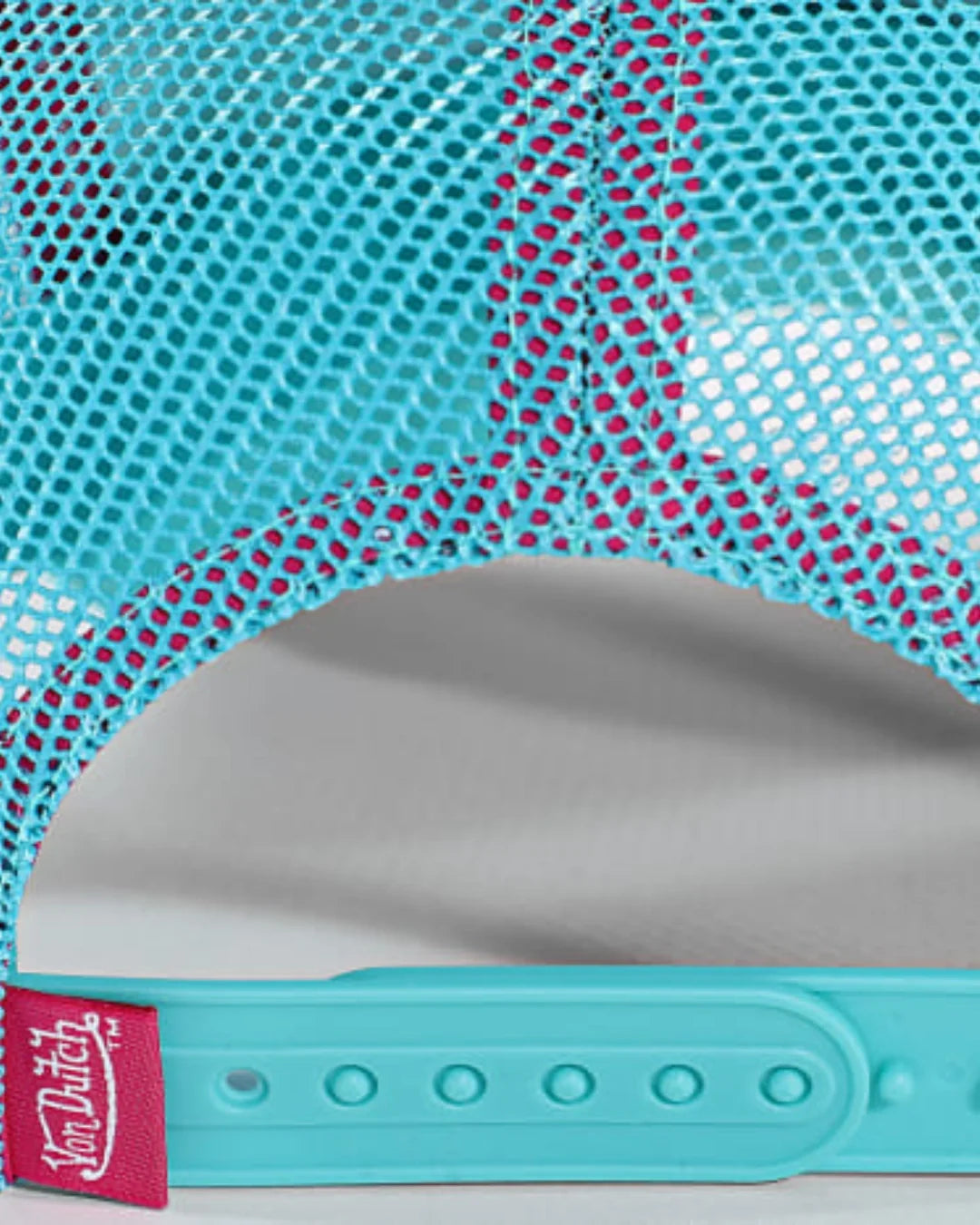 Casquette Vondutch - Turquoise/Rouge