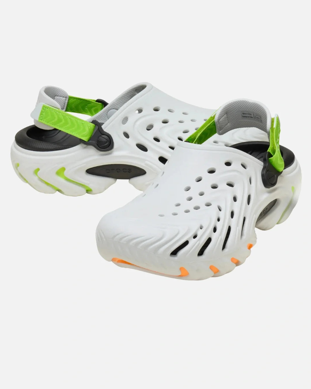 Crocs Echo Clogs II - Blanc/Vert/Orange