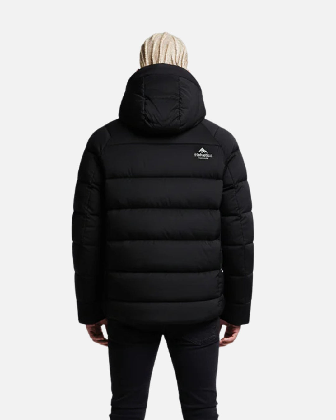 Doudoune avec cagoule intégrée Helvetica Sniper - Noir