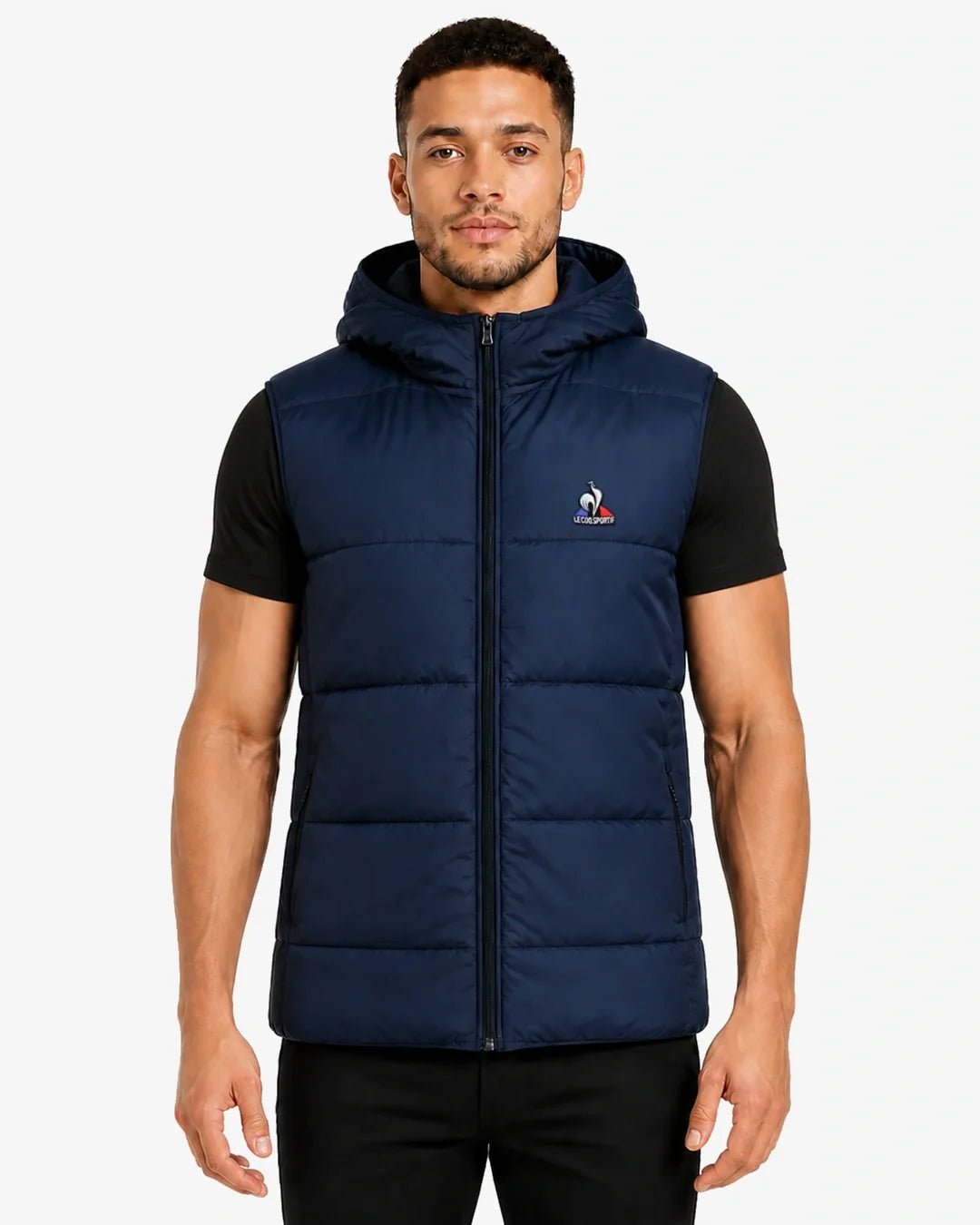 Doudoune sans manches Le Coq Sportif Tricolore - Bleu Marine