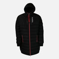 Doudoune longue Redskins Darren Swell - Noir/Rouge