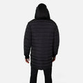 Doudoune longue Redskins Darren Swell - Noir/Rouge