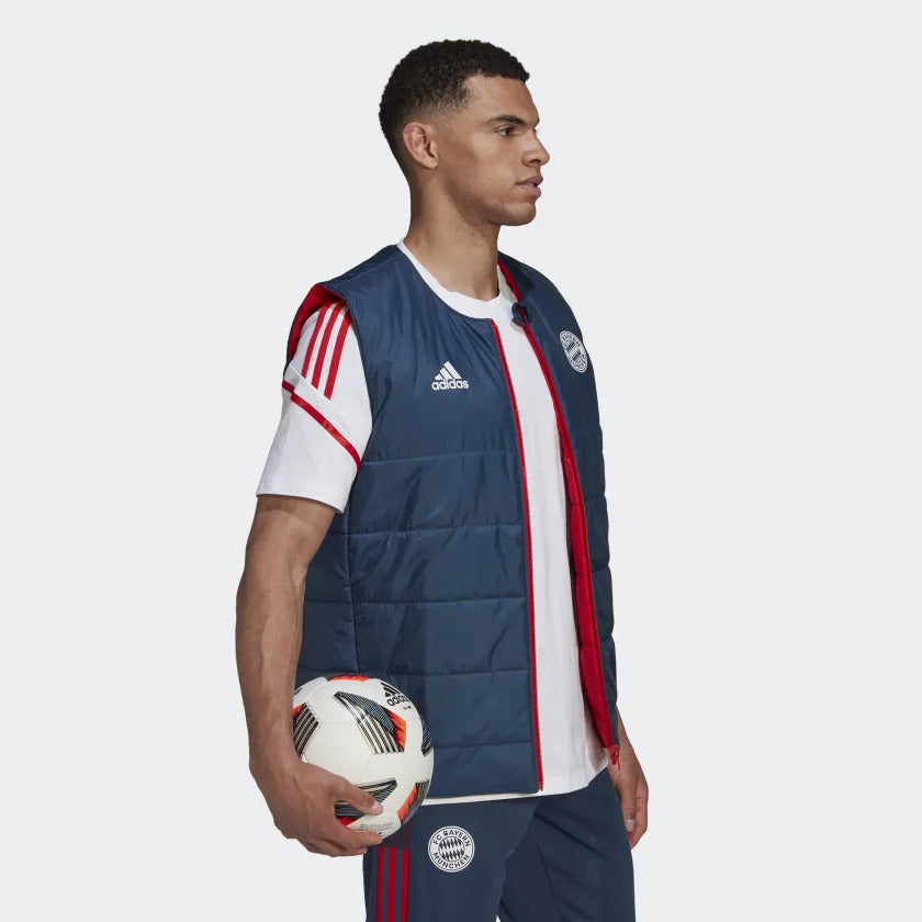 Doudoune sans manches Bayern Munich - Bleu/Rouge
