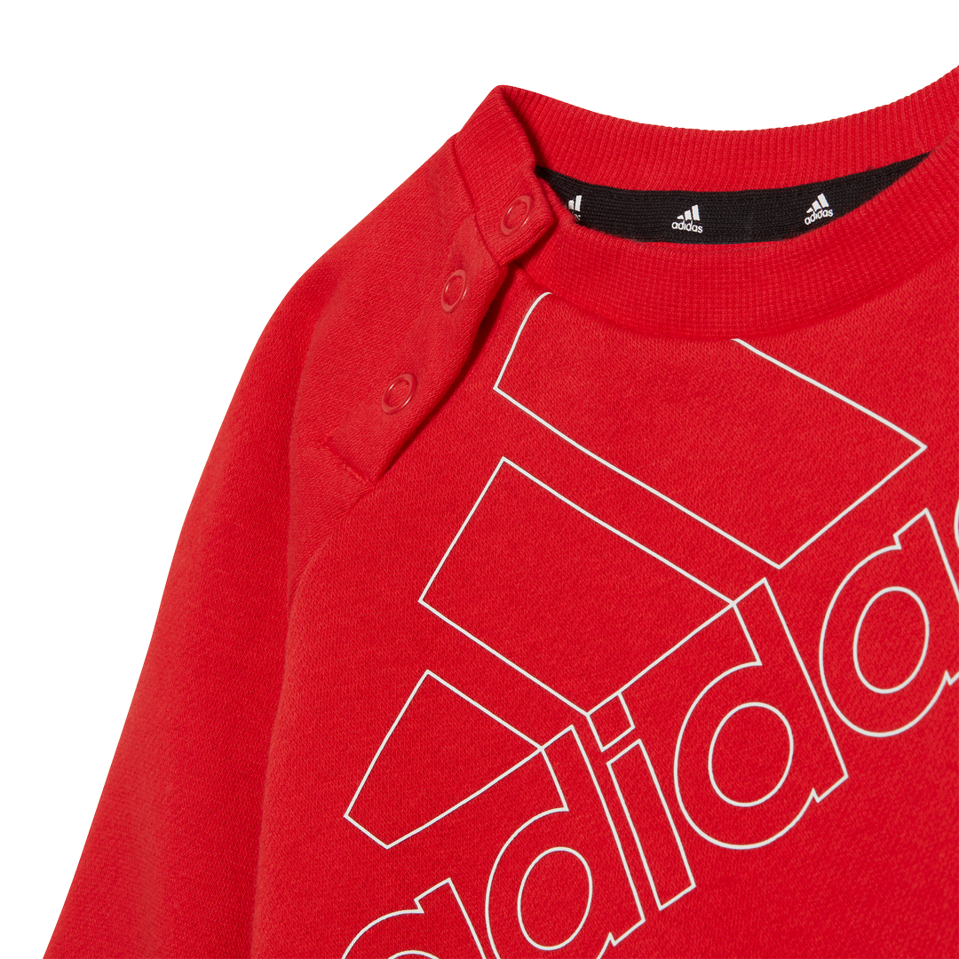 Ensemble Adidas Essentials Bébé - Rouge/Gris