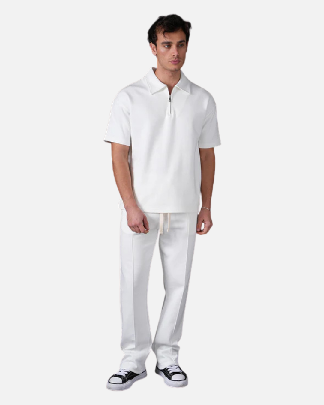 Ensemble Pantalon et Polo - Blanc