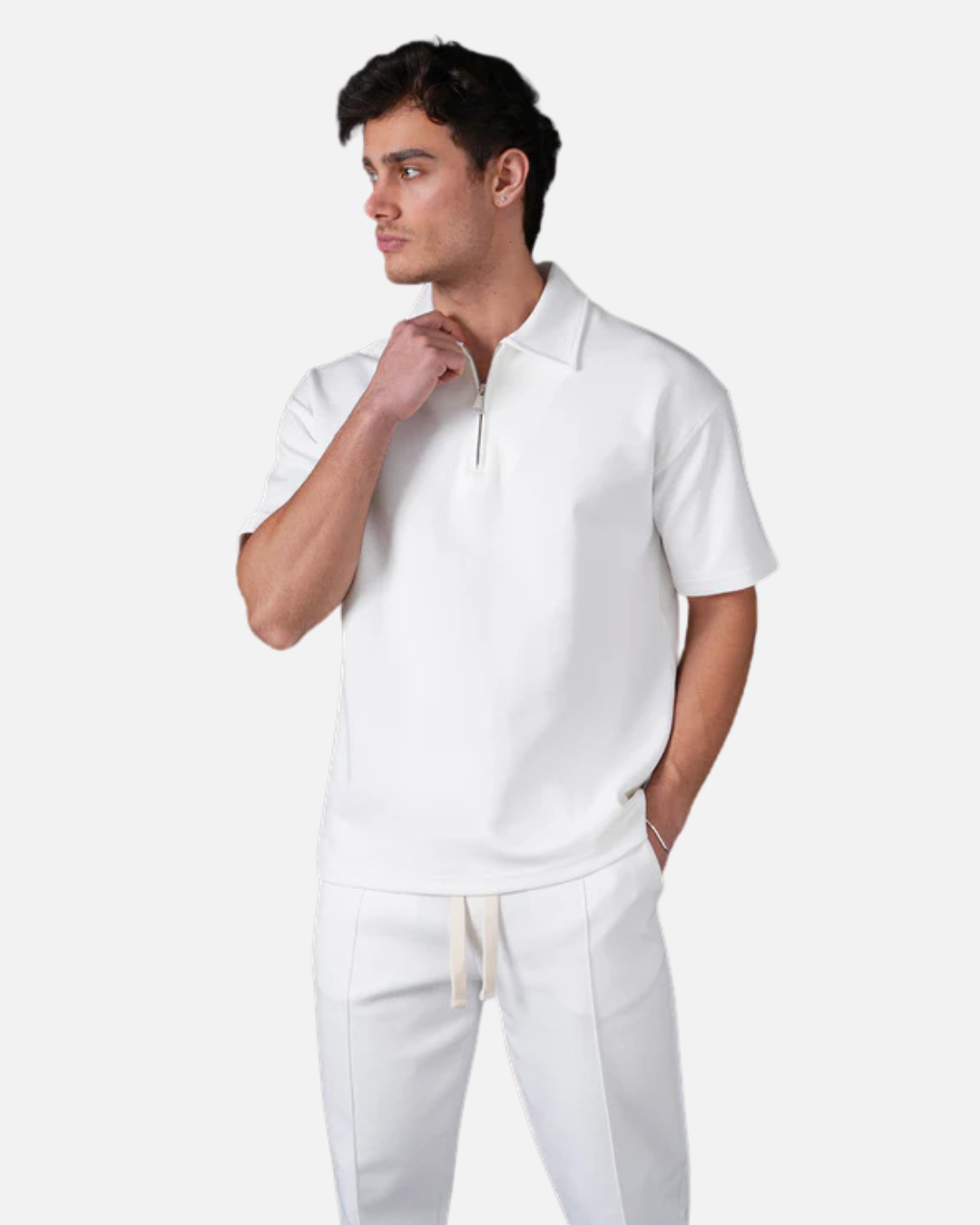 Ensemble Pantalon et Polo - Blanc