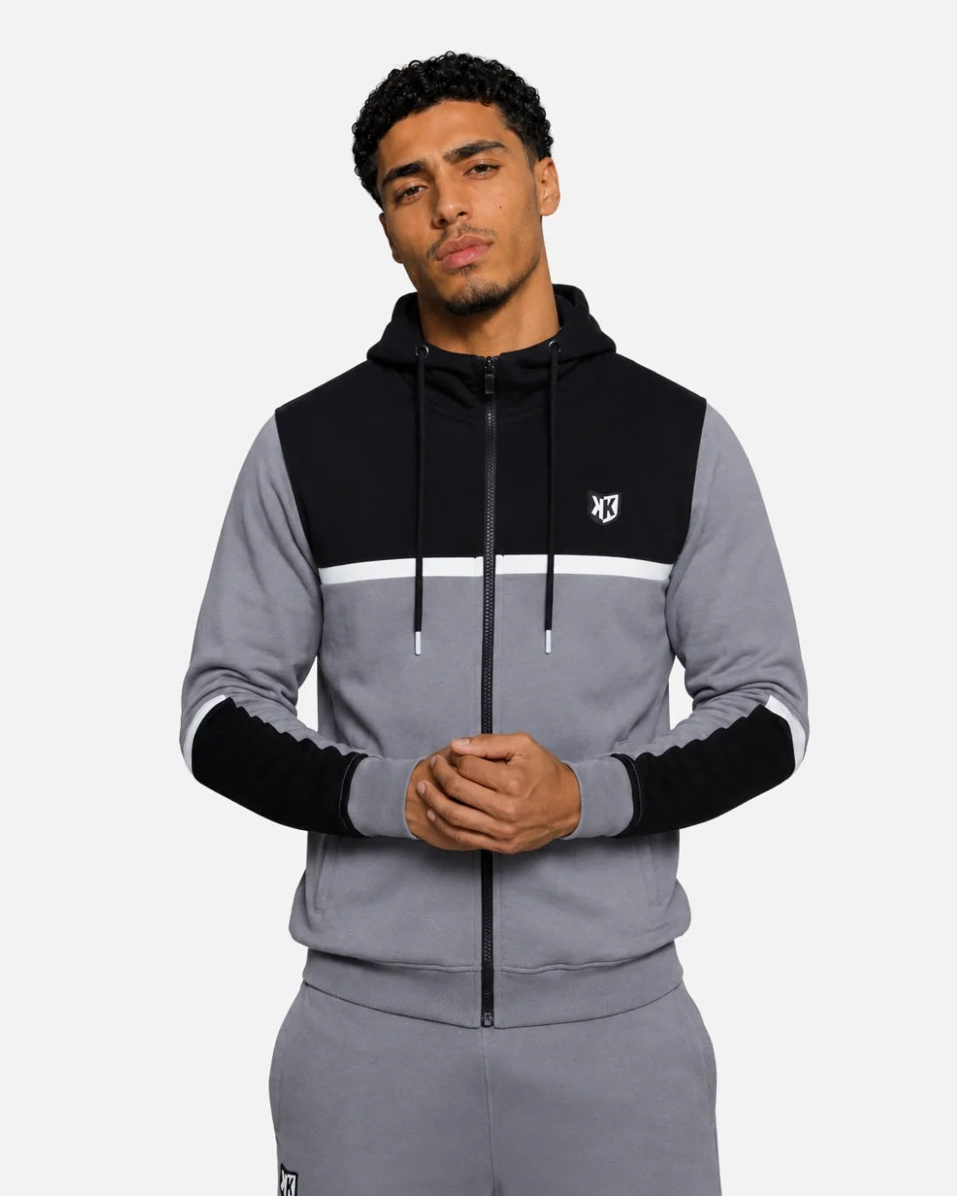 Hoody FK Sicarios V - Gris/Noir/Blanc
