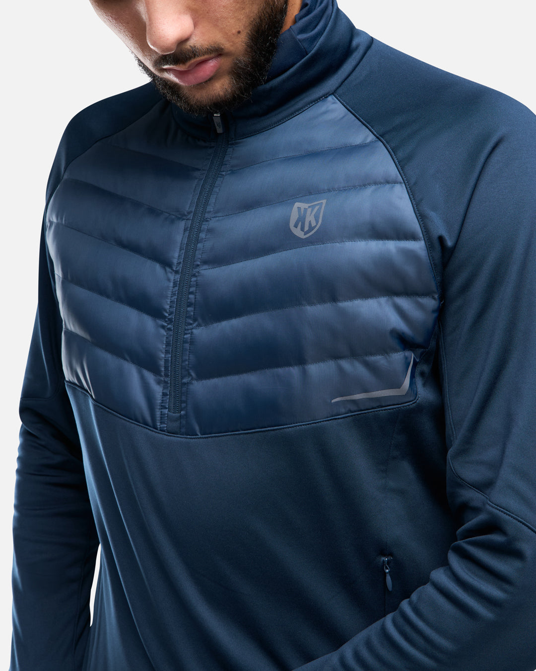 Haut 1/2 Zip FK Rocks Cagoule Intégrée - Marine