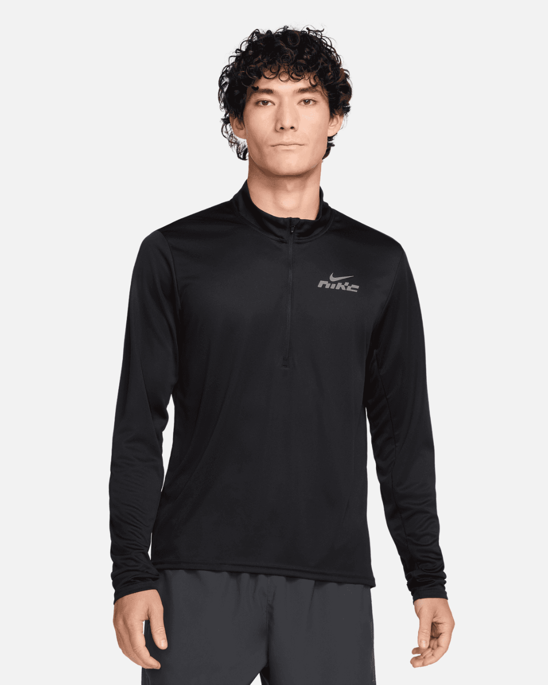 Haut 1/2 Zip Nike Running Pacer Flash - Noir