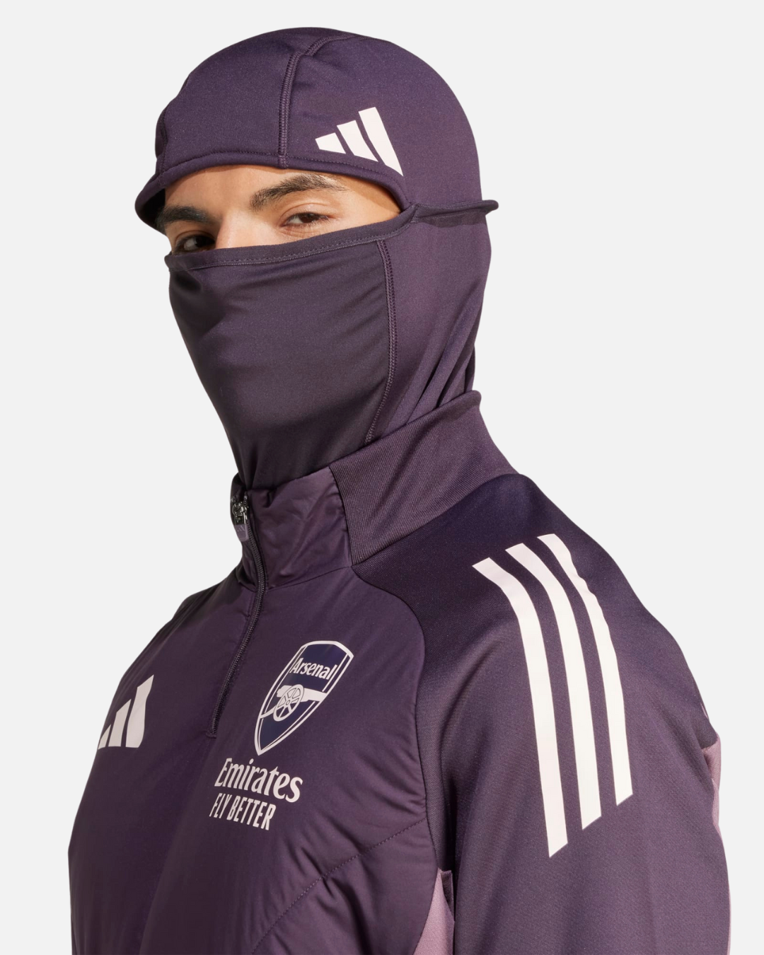 Veste Arsenal 2024/2025 cagoule intégrée - Violet/Rose