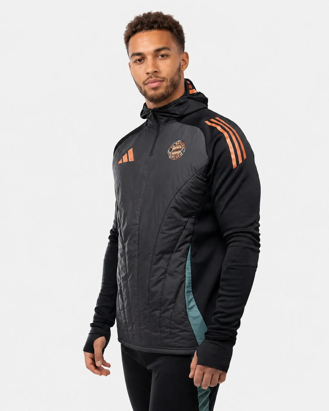 Haut Bayern Munich 2024/2025 cagoule intégrée - Noir