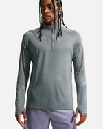 Haut de running à demi-zip Nike Miler Dri-FIT - Gris