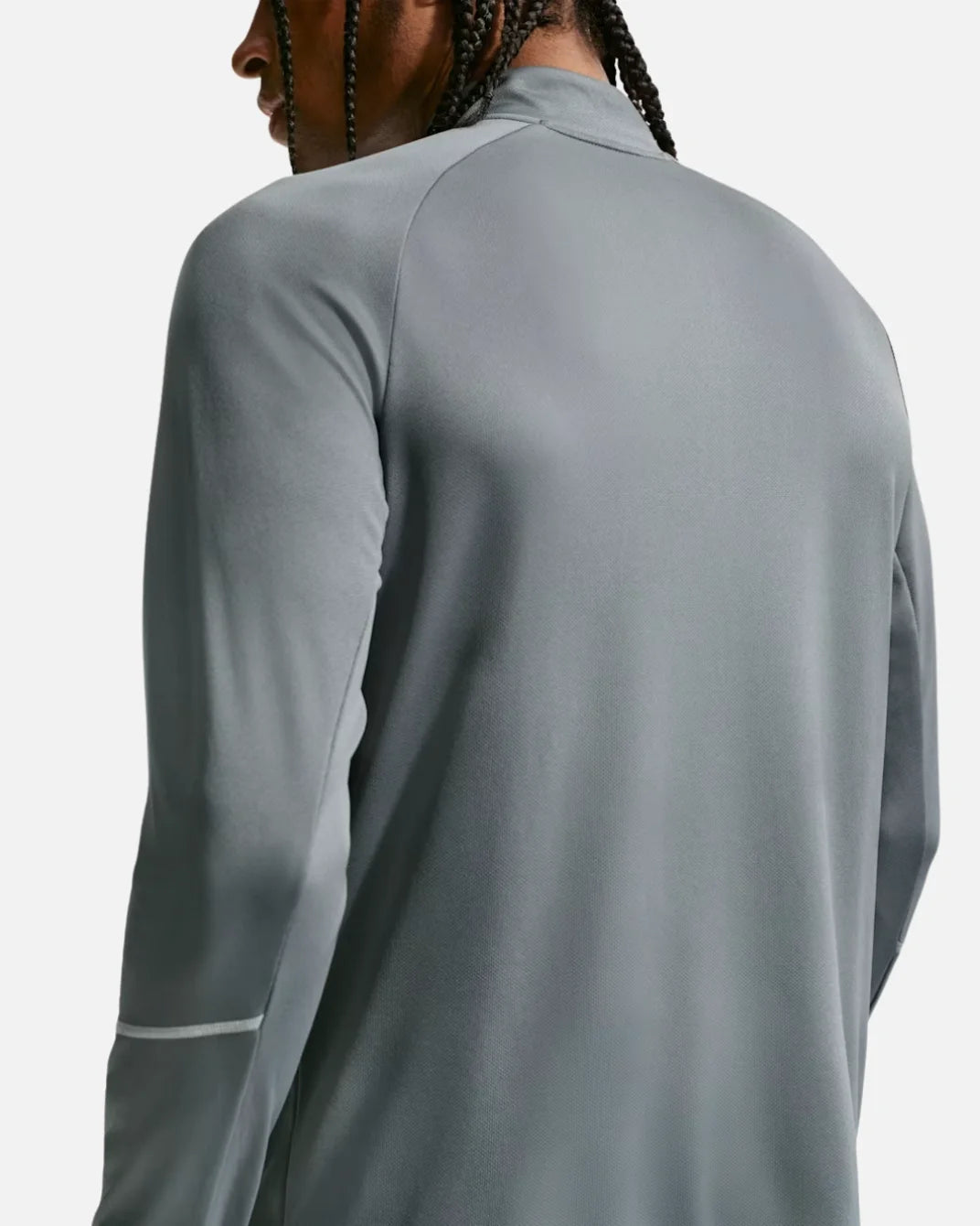 Haut de running à demi-zip Nike Miler Dri-FIT - Gris