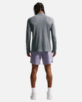 Haut de running à demi-zip Nike Miler Dri-FIT - Gris