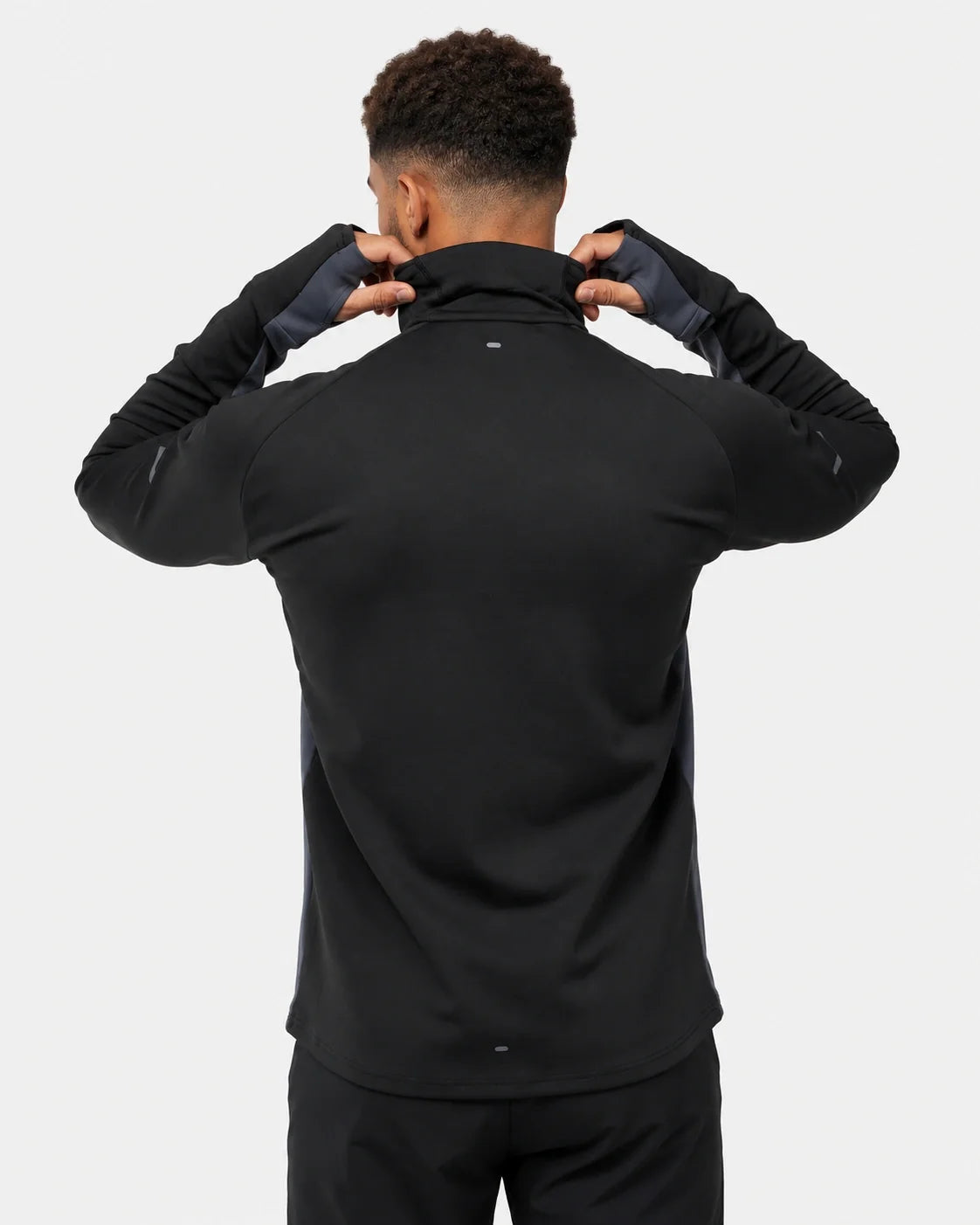 Haut 1/2 Zip FK Rocks II Cagoule Intégrée - Noir/Gris