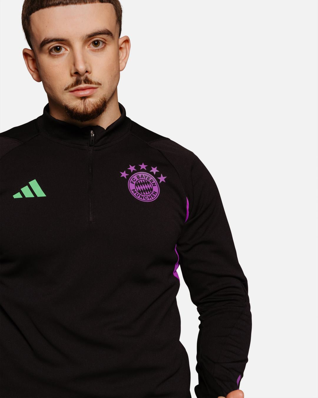 Haut d'entrainement Bayern Munich - Noir/Violet/Vert